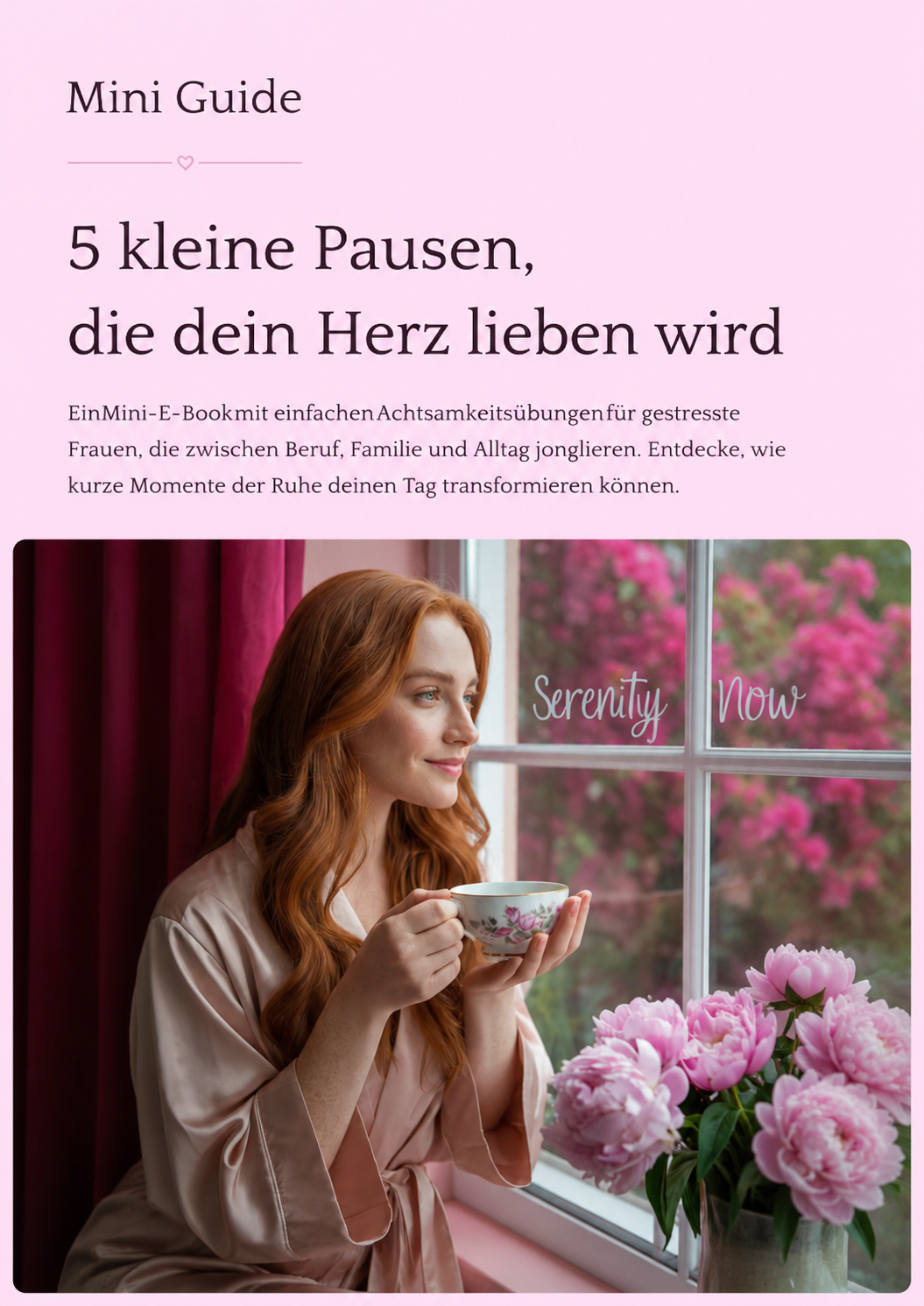 Mini Guide – 5 kleine Pausen, die dein Herz lieben wird…